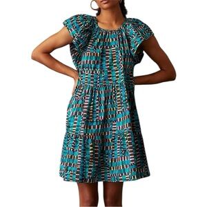 Marie Oliver Kara Dress in Cayman‎ Check Size small